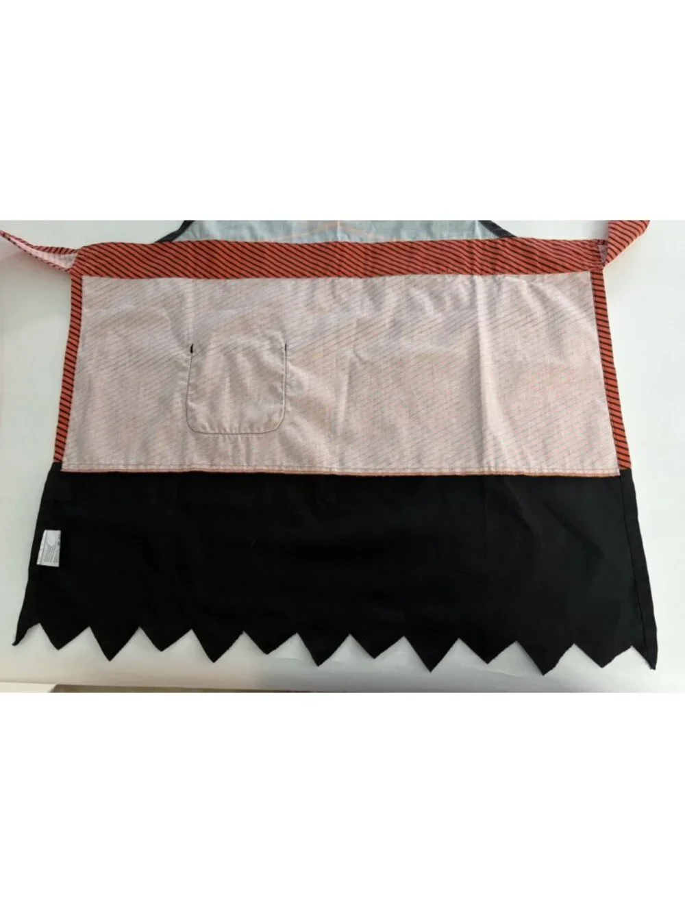 Vintage Kmart Halloween Bat Witch Apron Pocket Witchycore Fall Retro Kitchen